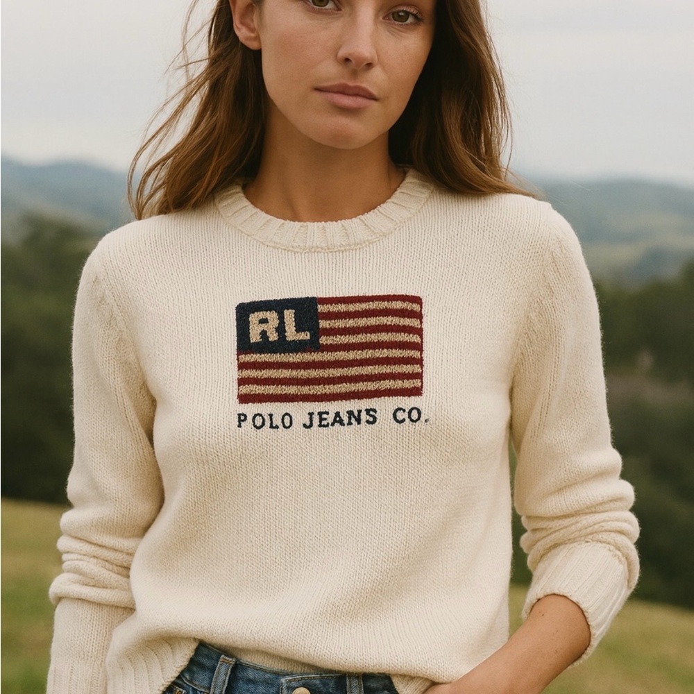 Ralph Lauren Polo Jeans Co. Ivory Knit Top